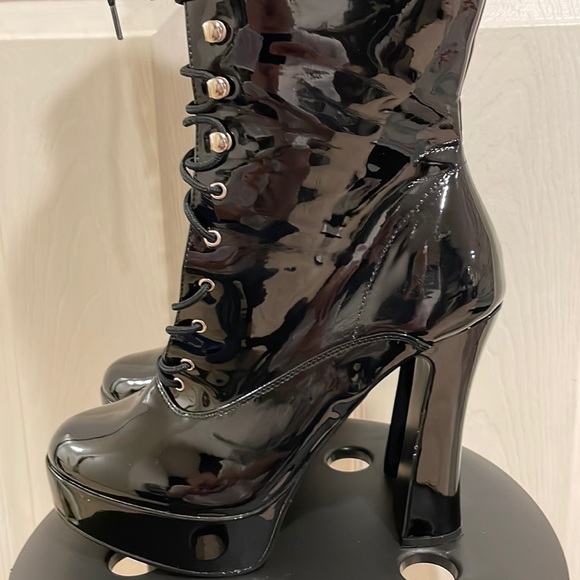 Pleaser Shoes - Pleaser Platform Boots Size 12